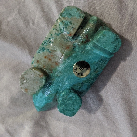 Turtle Chrysocolla from Denver Gem Show - Picture 4 of 4